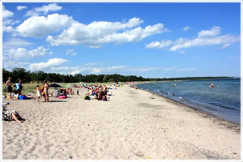 Ljugarns strand, foto Bernt Enderborg