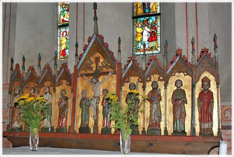 Altarretabel i Ardre kyrka
