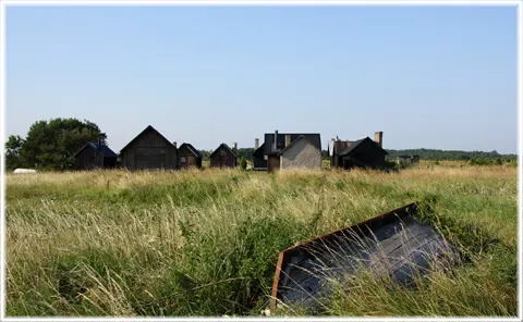 Nätbodar fiskeläge (Trådstrand), foto Bernt Enderborg