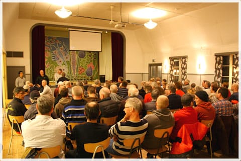 Fibermöte i Vänge Bygdegård