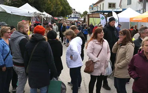 Hemse torgdag, foto Bernt Enderborg