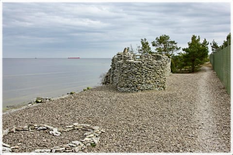 Stranden nedanför Sjöhagen