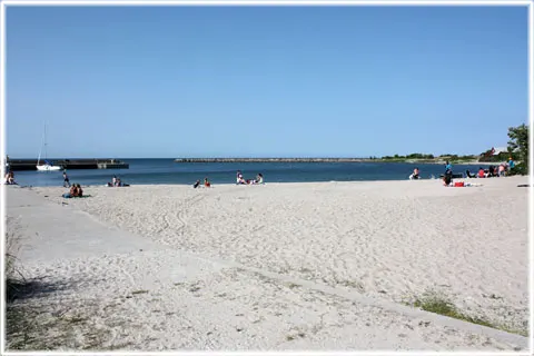 Lickershamn badplats, foto Bernt Enderborg