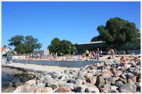 Visby havsbad, foto Bernt Enderborg