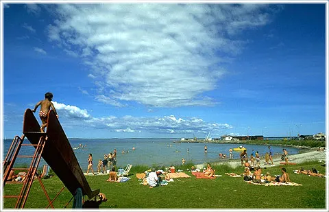 Burgsviks bad, foto Björn Pettersson