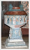 Dopfunt i Bro kyrka på Gotland