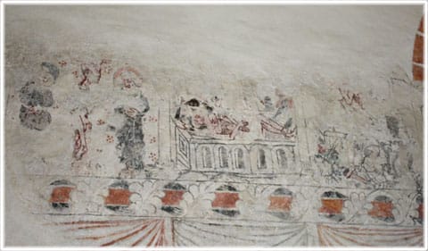 Kalkmålningar, Buttle kyrka,