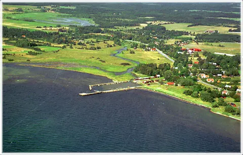 Ett vendeltida skeppsvarv vid Paviken, foto Björn Pettersson