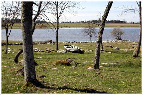 Vendeltida skeppsvarv vid Paviken på Gotland